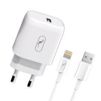 Зарядний пристрій SkyDolphin SC22EL (1USB, 2.1A) White + кабель Lightning (MZP-000158)