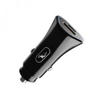 Автомобільний зарядний пристрій SkyDolphin SZ16T PD+QC3.0 (2USB, 3.1A) Black + кабель Type-C (SDAZP-000089)