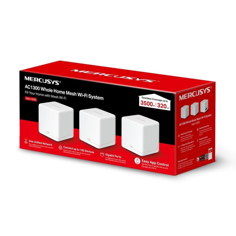 Беспроводной маршрутизатор Mercusys  (Halo H30G(3-pack))