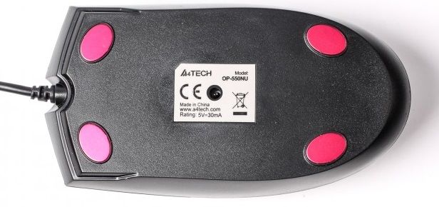 Миша A4Tech OP-550NU Black USB V-Track (OP-550NU USB (Black))