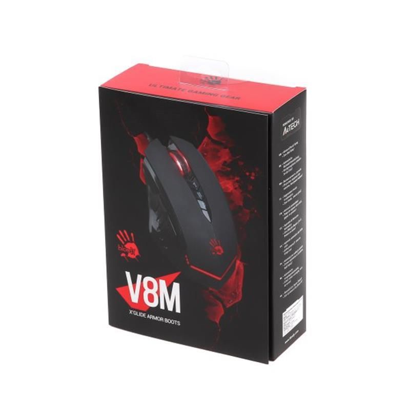 Миша A4Tech V8M Bloody Black V-Track (V8M Bloody (Black))