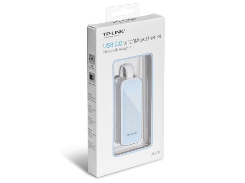 Сетевой адаптер TP-Link (USB 2.0, 10/100Mbps) (UE200)