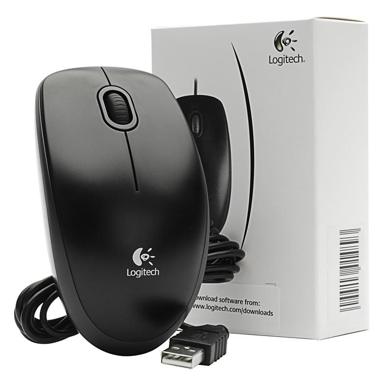 Мышь Logitech B100 Black (910-003357)