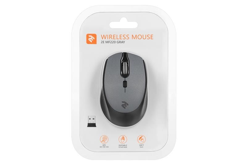 Миша 2E MF220 WL Grey USB (2E-MF220WB)