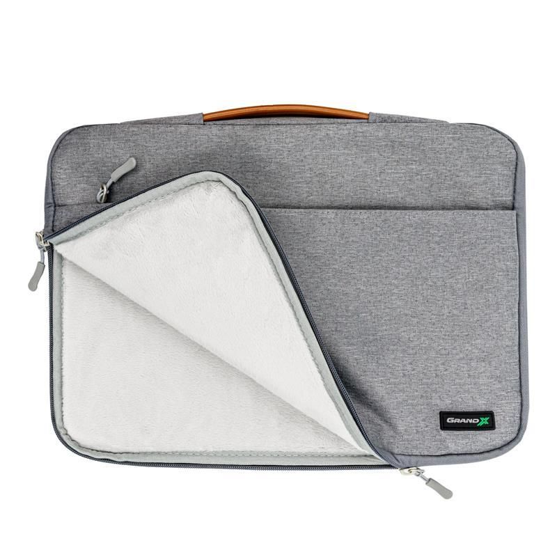 Чохол-сумка для ноутбука Grand-X 15" Grey (SLX-15G)