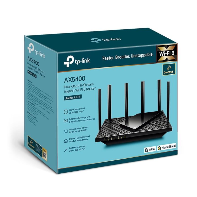 Беспроводной маршрутизатор TP-Link (Archer AX72)