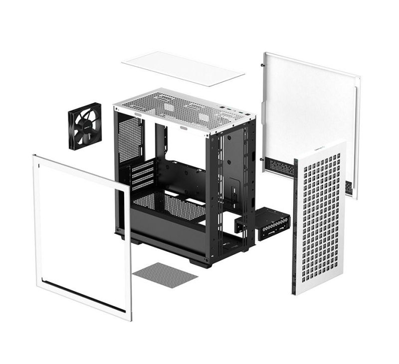 Корпус DeepCool CH370 White без БП (R-CH370-WHNAM1-G-1)