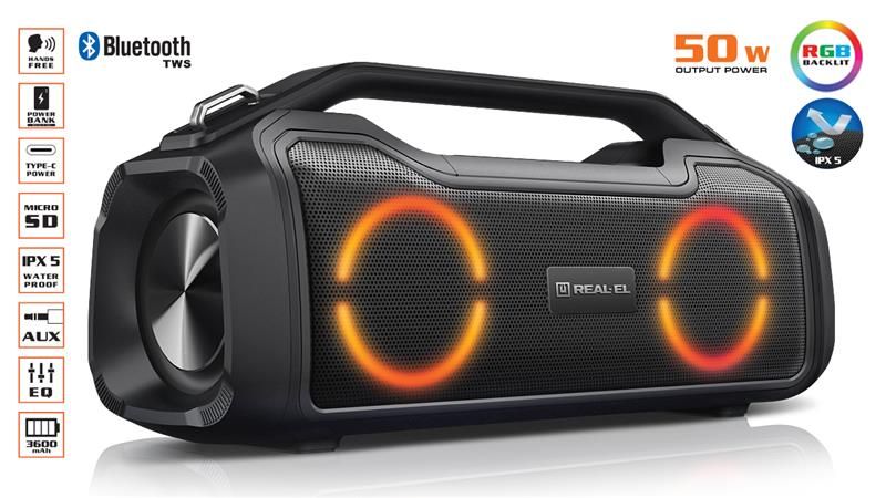 Акустическая система REAL-EL X-747 Black (EL121600013)