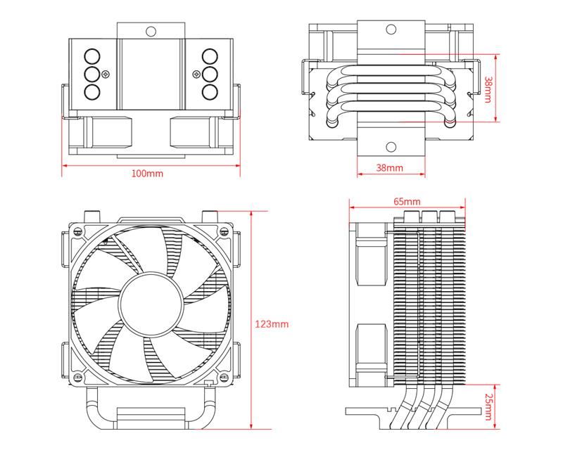 Кулер процесорний ID-Cooling (SE-903-XT)