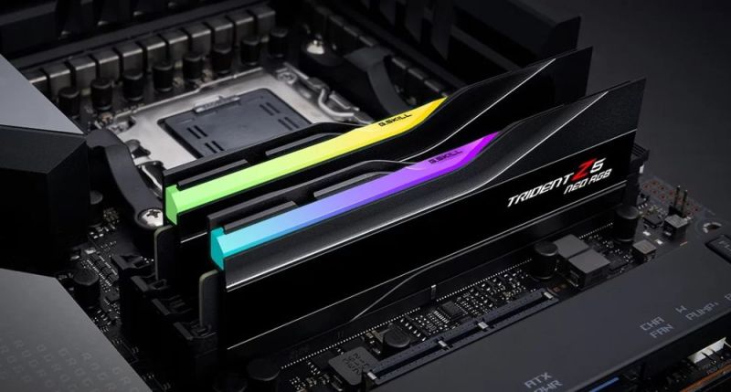 Модуль памяти DDR5 2x16GB/6000 G.Skill Trident Z5 Neo RGB (F5-6000J3038F16GX2-TZ5NR)
