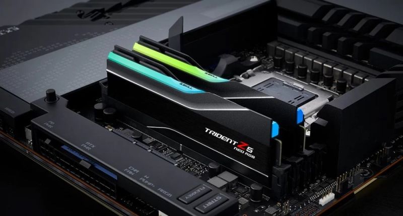 Модуль памяти DDR5 2x16GB/6000 G.Skill Trident Z5 Neo RGB (F5-6000J3038F16GX2-TZ5NR)
