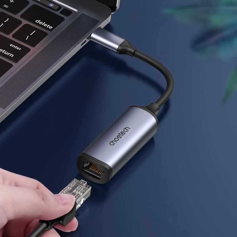 Мережевий адаптер Choetech USB-C to RJ45 2.5Gbps (HUB-R02)