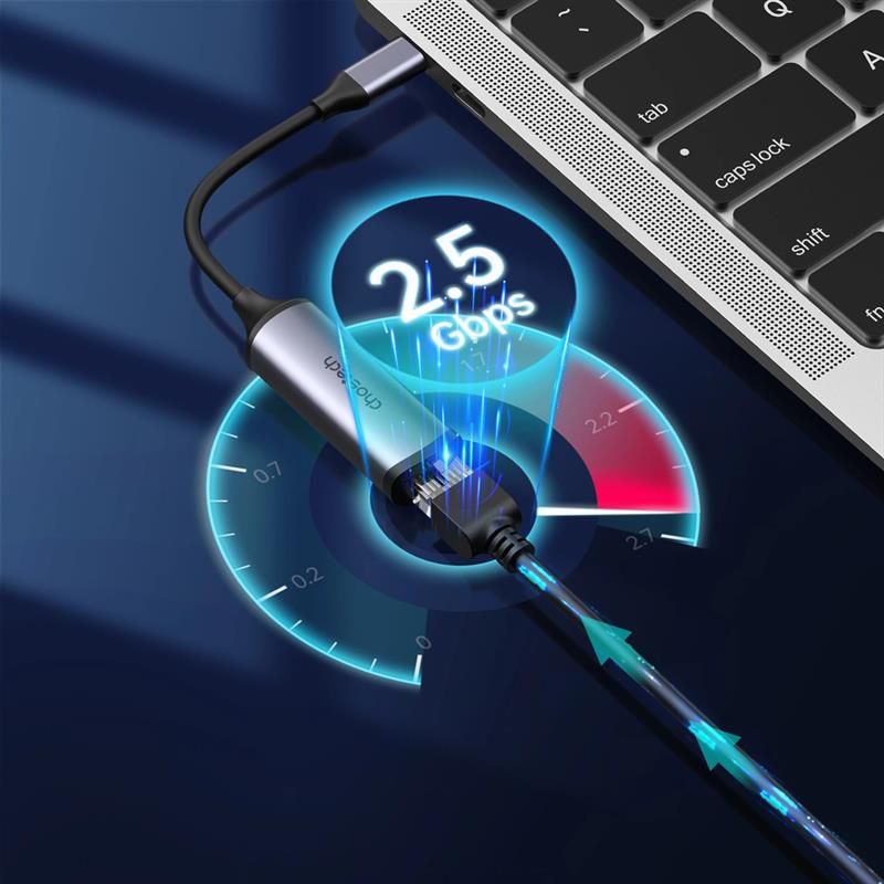 Мережевий адаптер Choetech USB-C to RJ45 2.5Gbps (HUB-R02)