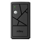 ИБП NJOY (UPLI-LI080KE-CG01B) Lin.int., AVR, 2 x евро, пластик (Keen 800)