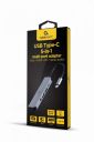 Док-станція Cablexpert USB-C 5-в-1 USB/HDMI/PD/Аудіо 3,5 (A-CM-COMBO5-02)