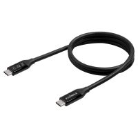 Кабель Edimax UC4 V2 USB Type-C - USB Type-C (M/M), Thunderbolt 3, 240 W, 20 V, 5 A Max, 1 м, Black (UC4-010TB) (UC4-010TB V2)