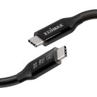Кабель Edimax UC4 V2 USB Type-C - USB Type-C (M/M), Thunderbolt 3, 240 W, 20 V, 5 A Max, 1 м, Black (UC4-010TB) (UC4-010TB V2)