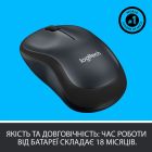 Мышь беспроводная Logitech M220 Silent Charcoal (910-004878)