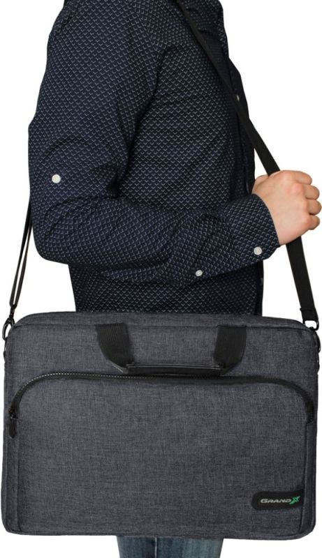 Сумка для ноутбука Grand-X 14" Dark Grey (SB-138D)