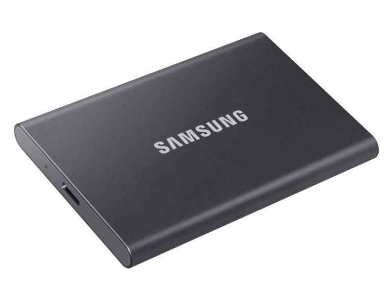 Накопичувач зовнішній SSD 1TB Samsung T7 Titan Gray (MU-PC1T0T/WW)