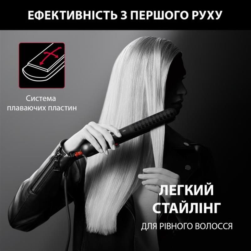 Утюжок (выпрямитель) для волос Rowenta x Karl Lagerfeld Optiliss (SF323LF0)