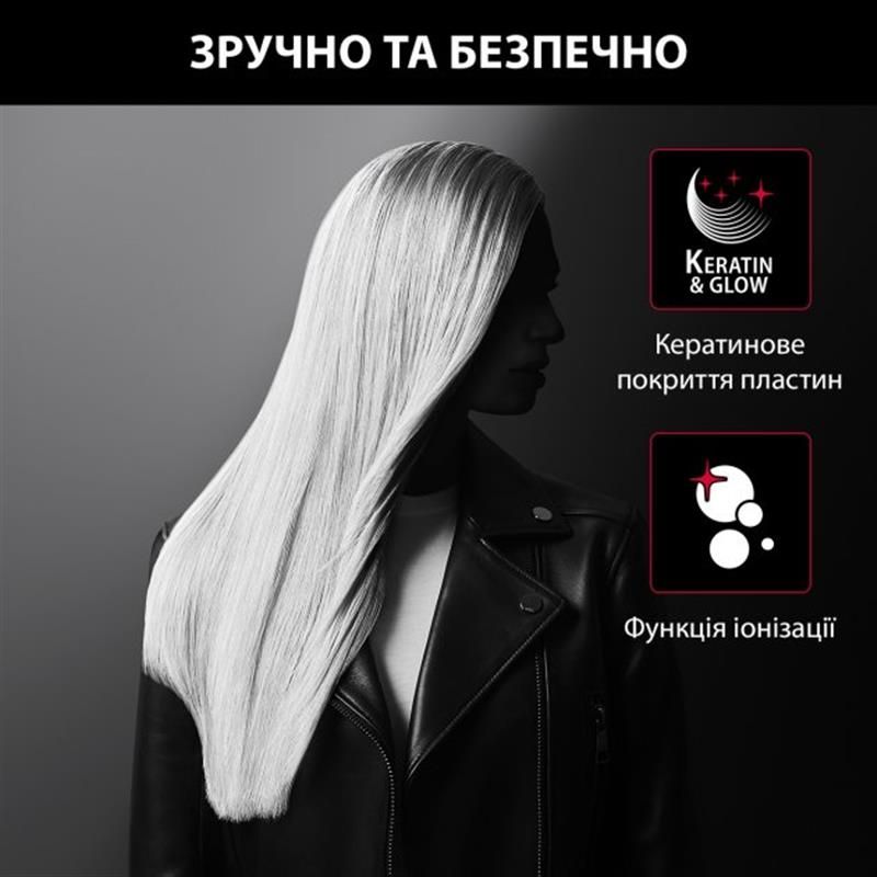 Утюжок (выпрямитель) для волос Rowenta x Karl Lagerfeld Optiliss (SF323LF0)