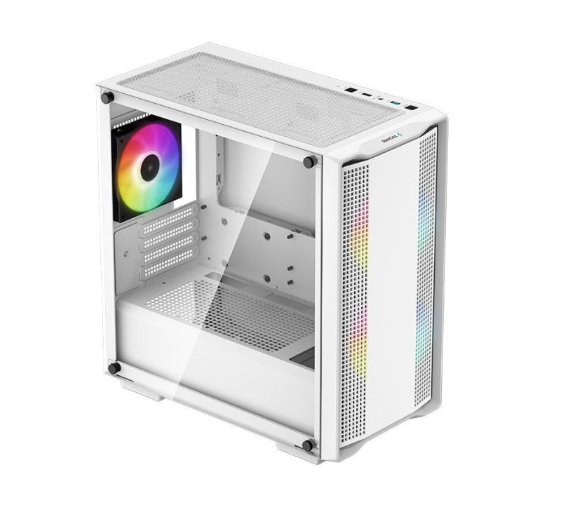 Корпус DeepCool CC360 White ARGB без БЖ (R-CC360-WHAPM3-G-1)