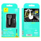 Автомобильное зарядное устройство SkyDolphin SZ19V PD 20W + QC3.0 20W Black + кабель microUSB (AZP-000105)