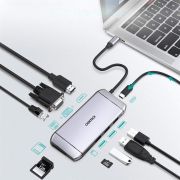 USB-хаб Choetech USB Type-C 9-в-1 (HUB-M15)