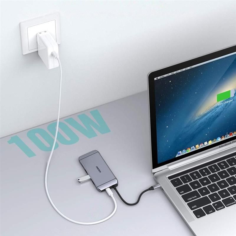 USB-хаб Choetech USB Type-C 9-в-1 (HUB-M15)