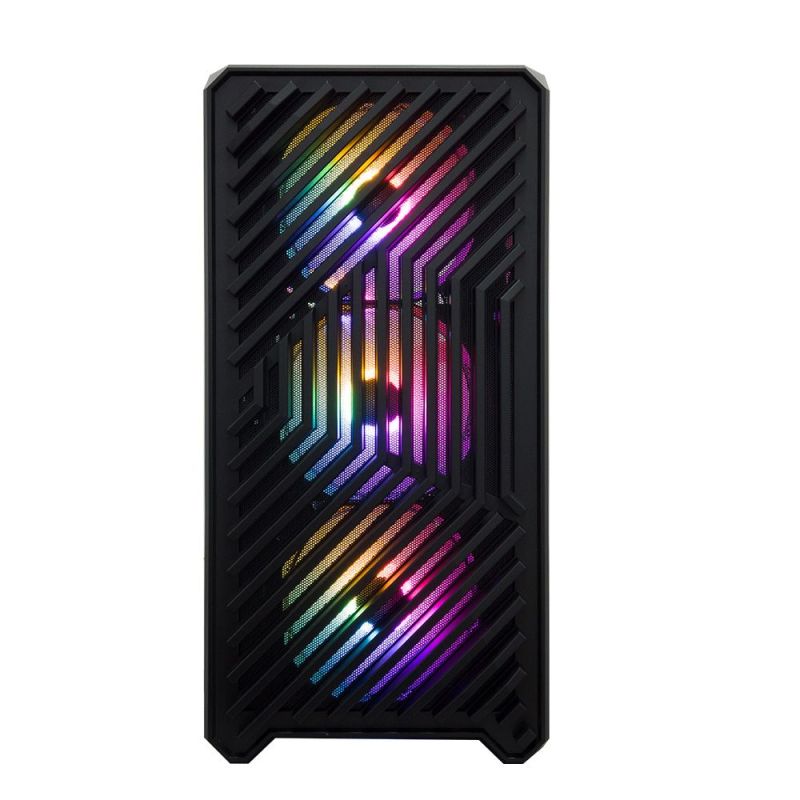 Корпус 1stPlayer Black без БП (T5-BK-4F1)