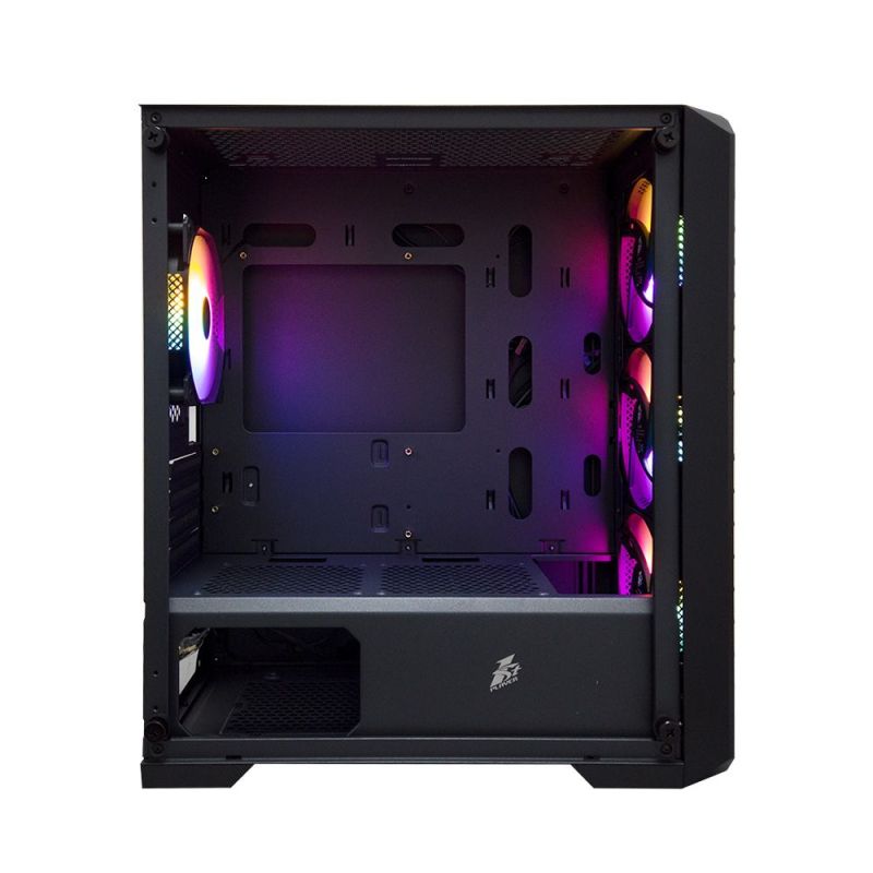 Корпус 1stPlayer Black без БП (T5-BK-4F1)
