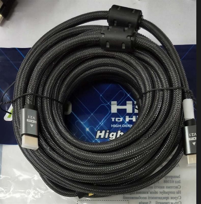 Кабель Atcom Premium HDMI - HDMI V 2.1, (M/M), 10 м, Black пакет (23710)