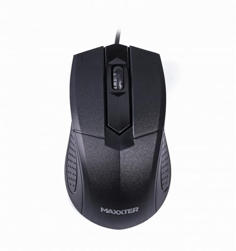 Комплект (клавиатура, мышь) Maxxter Black (KMS-CM-02-UA)