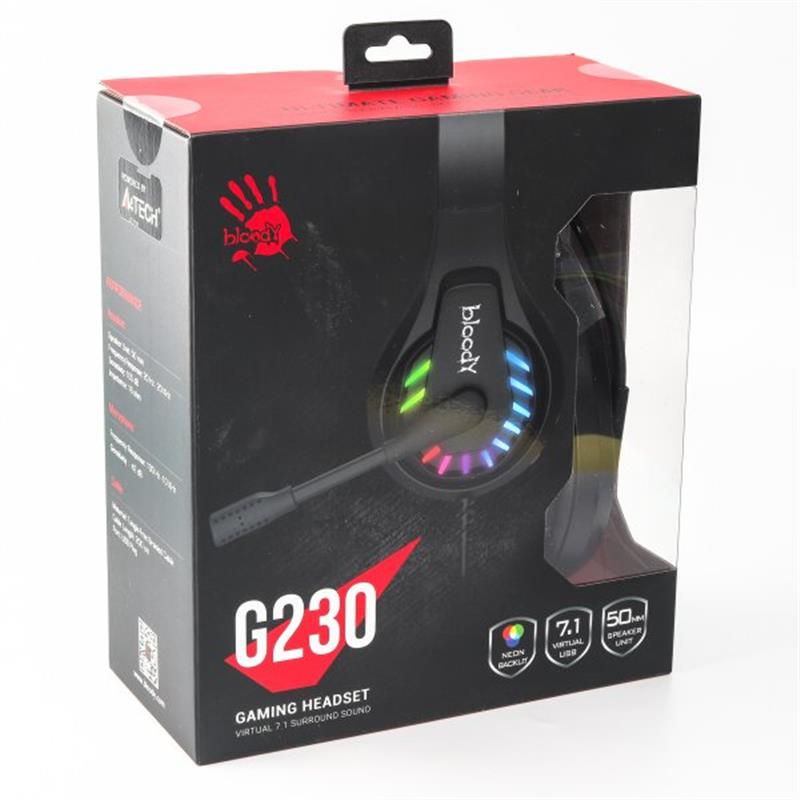 Гарнітура Bloody G230 Black (G230 Bloody (Black))
