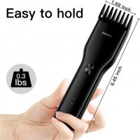 Машинка для стрижки Xiaomi + Пеньюар и ножницы (Enchen Boost Black Set)