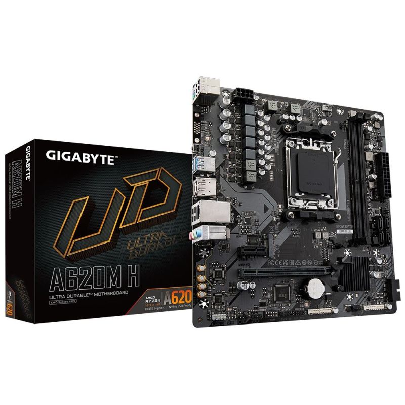 Материнська плата Gigabyte Socket AM5 (A620M H)