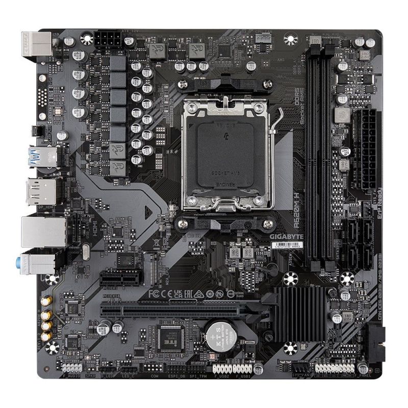 Материнська плата Gigabyte Socket AM5 (A620M H)