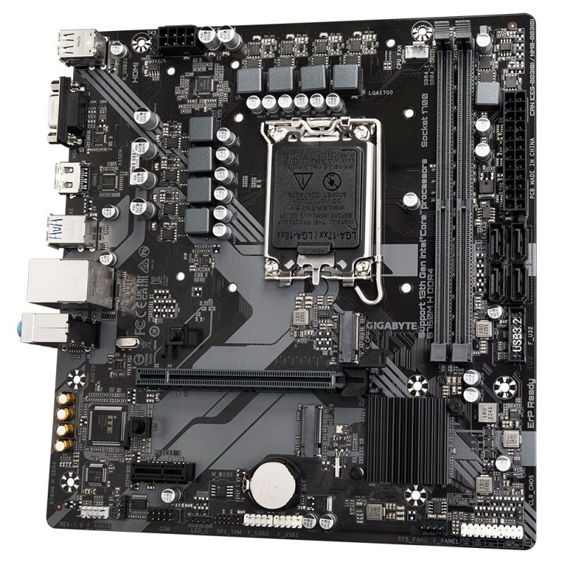 Материнська плата Gigabyte Socket 1700 (B760M H DDR4)