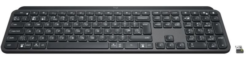 Клавиатура беспроводная Logitech MX Keys Advanced for Business Wireless Illuminated UA Graphite (920-010251)