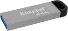 Флеш-накопичувач USB3.2 64GB Kingston DataTraveler Kyson Silver/Black (DTKN/64GB)