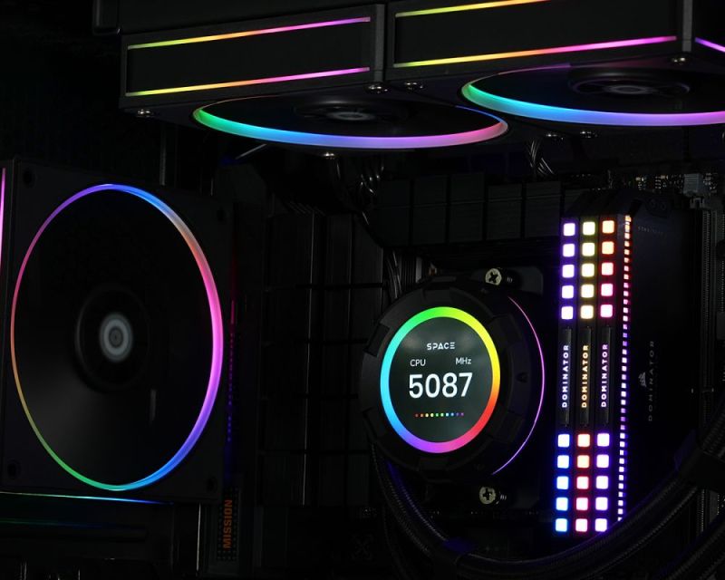 Система водяного охлаждения ID-Cooling Space LCD (SL360 )