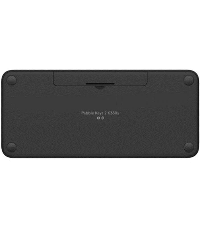 Клавiатура бездротова Logitech Pebble Keys 2 K380s Graphite (920-011851)