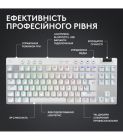 Клавиатура беспроводная Logitech G PRO X TKL Lightspeed White Tactile (920-012148)