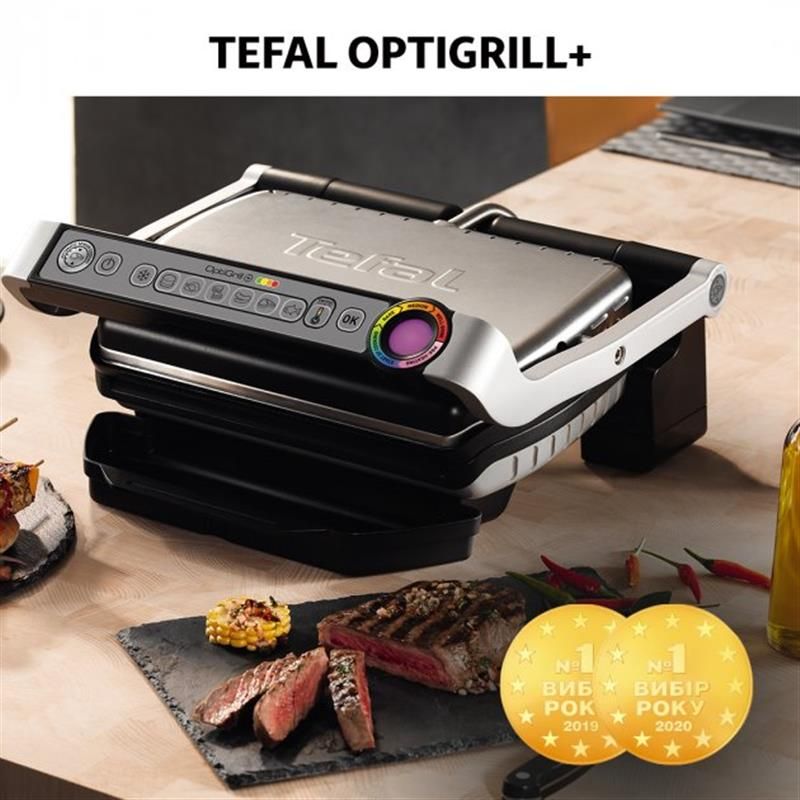 Гриль Tefal OptiGrill+ (GC716D12)