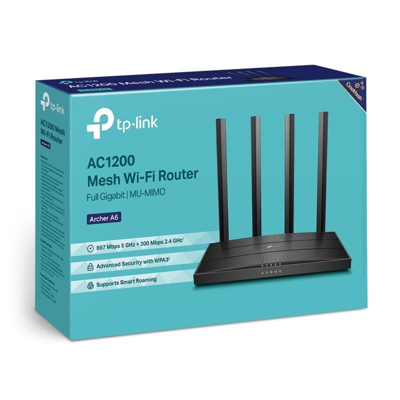Беспроводной маршрутизатор TP-Link Archer A6 (ARCHER A6)