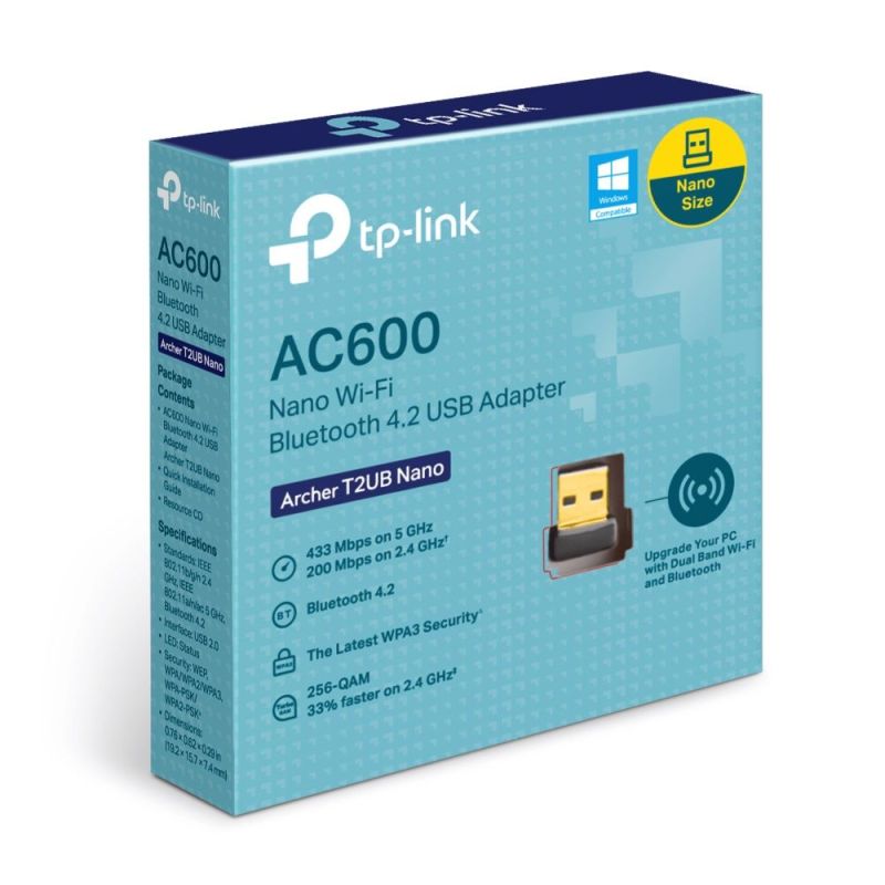 Бездротовий адаптер TP-Link (Archer T2UB Nano)