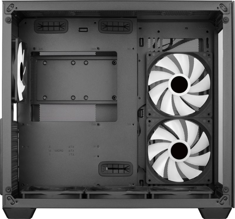 Корпус AeroCool Dryft-G-BK-v2 Black без БП (ACCM-ES01163.11)