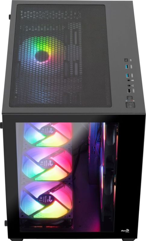 Корпус AeroCool Dryft Mini-G-BK-v2 Black без БП (ACCS-ES02163.11)