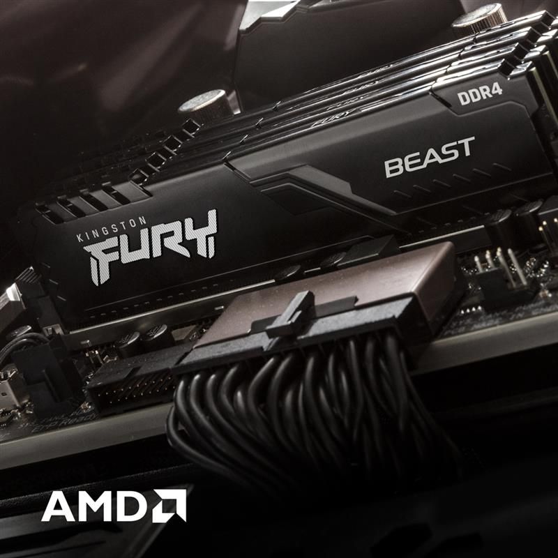 Модуль пам`ятi DDR4 2x16GB/3200 Kingston Fury Beast Black (KF432C16BBK2/32)